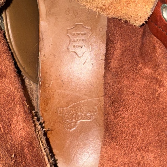 Redwing 9105 (discontinued) Round Toe 6" Work Boots Red Brown M10 - Picture 9 of 10